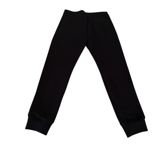 Emporio Armani Mens Black Cotton Blend Sweatpants trousers, with logo patch - Picture 2 of 7